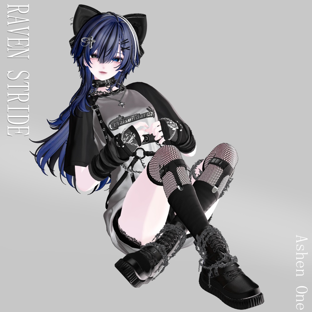 【#Ashenclothes】RAVEN STRIDE【VRChat】 20Avatar対応