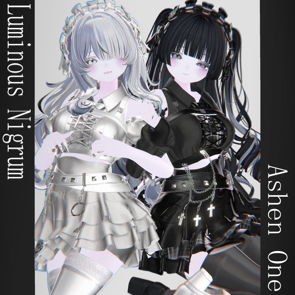 【#Ashenclothes】Luminous†Nigrum【VRChat】 17Avatar対応