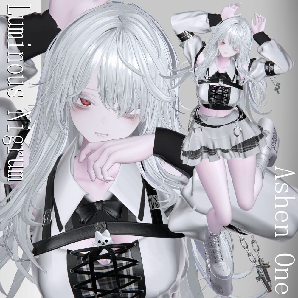 【 #Ashenclothes】Luminous†Nigrum【VRChat】 17Avatar対応