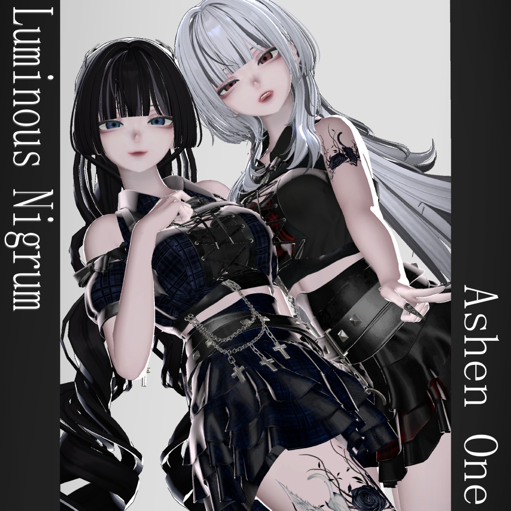 【 #Ashenclothes】Luminous†Nigrum【VRChat】 17Avatar対応