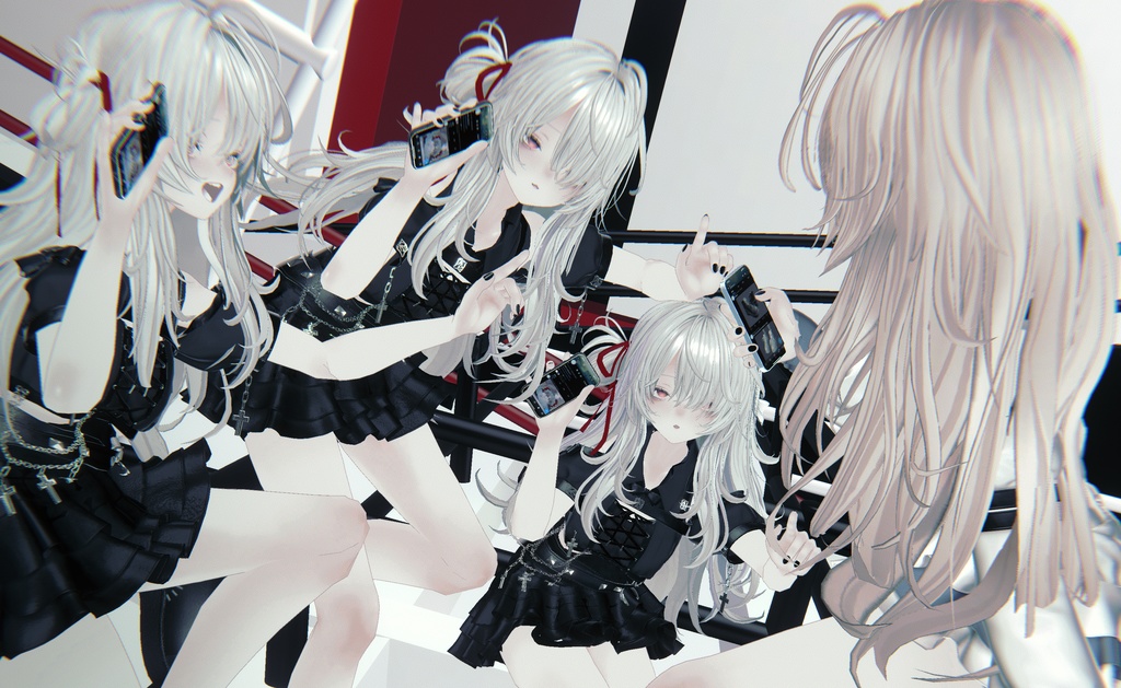 【 #Ashenclothes】Luminous†Nigrum【VRChat】 17Avatar対応