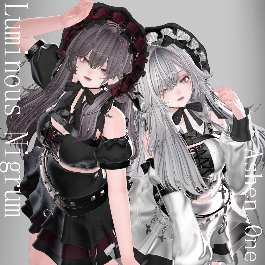 【 #Ashenclothes】Luminous†Nigrum【VRChat】 17Avatar対応
