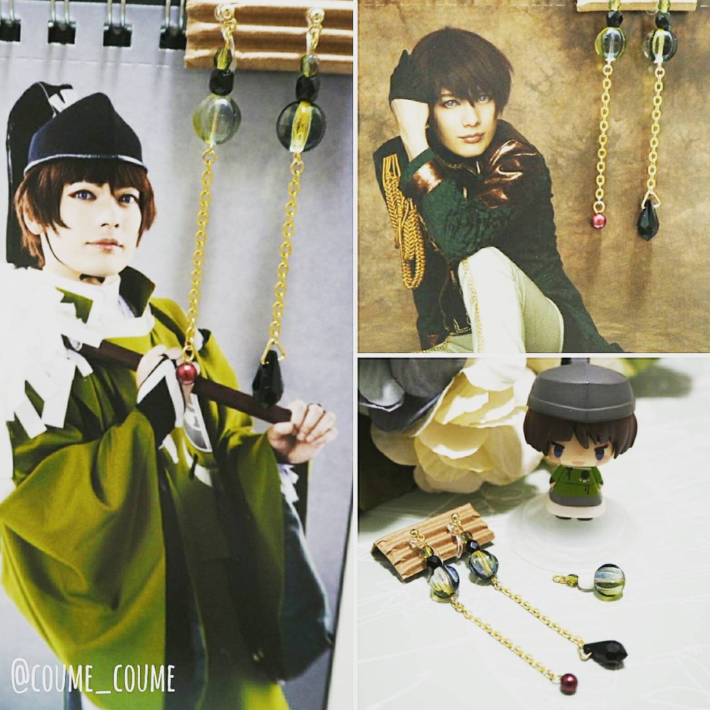 【刀剣乱舞】石切丸イメージピアス ver.1