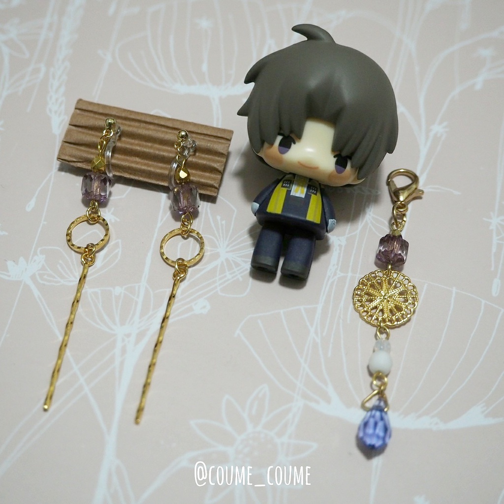 【刀剣乱舞】へし切り長谷部イメージピアス ver.1 - 参考商品