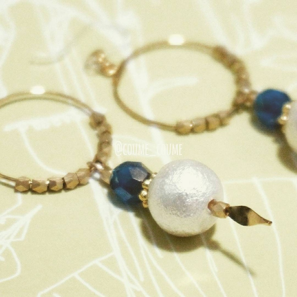 【刀剣乱舞】三日月宗近イメージピアス ver.1