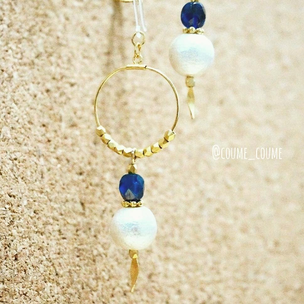 【刀剣乱舞】三日月宗近イメージピアス ver.1