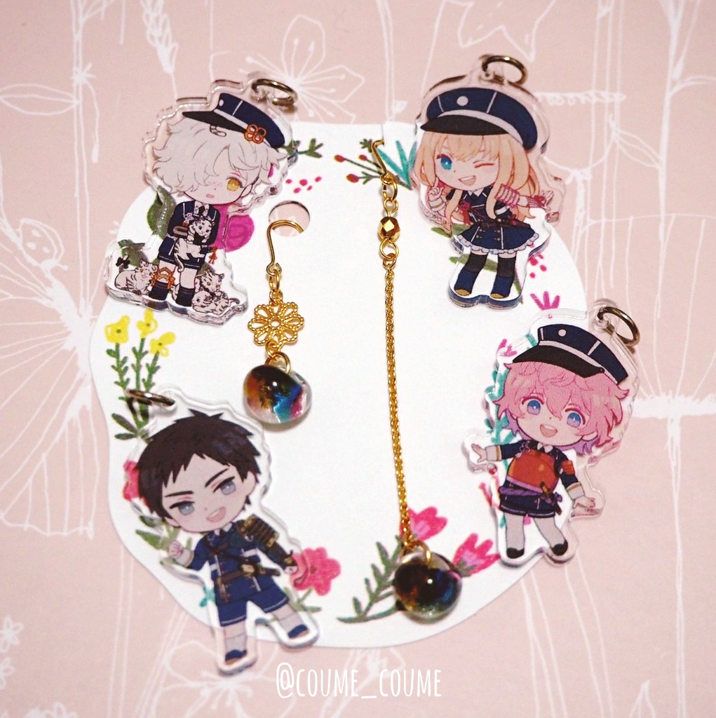 【刀剣乱舞】粟田口イメージピアス ver.1