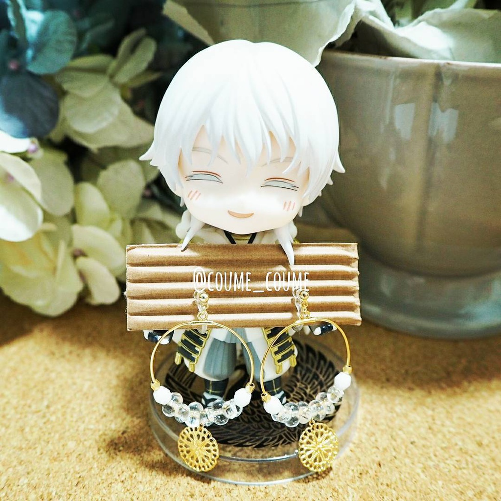 【刀剣乱舞】鶴丸国永イメージピアス ver.2