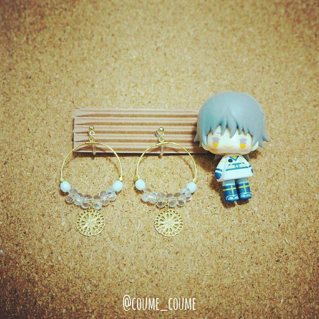 【刀剣乱舞】鶴丸国永イメージピアス ver.2