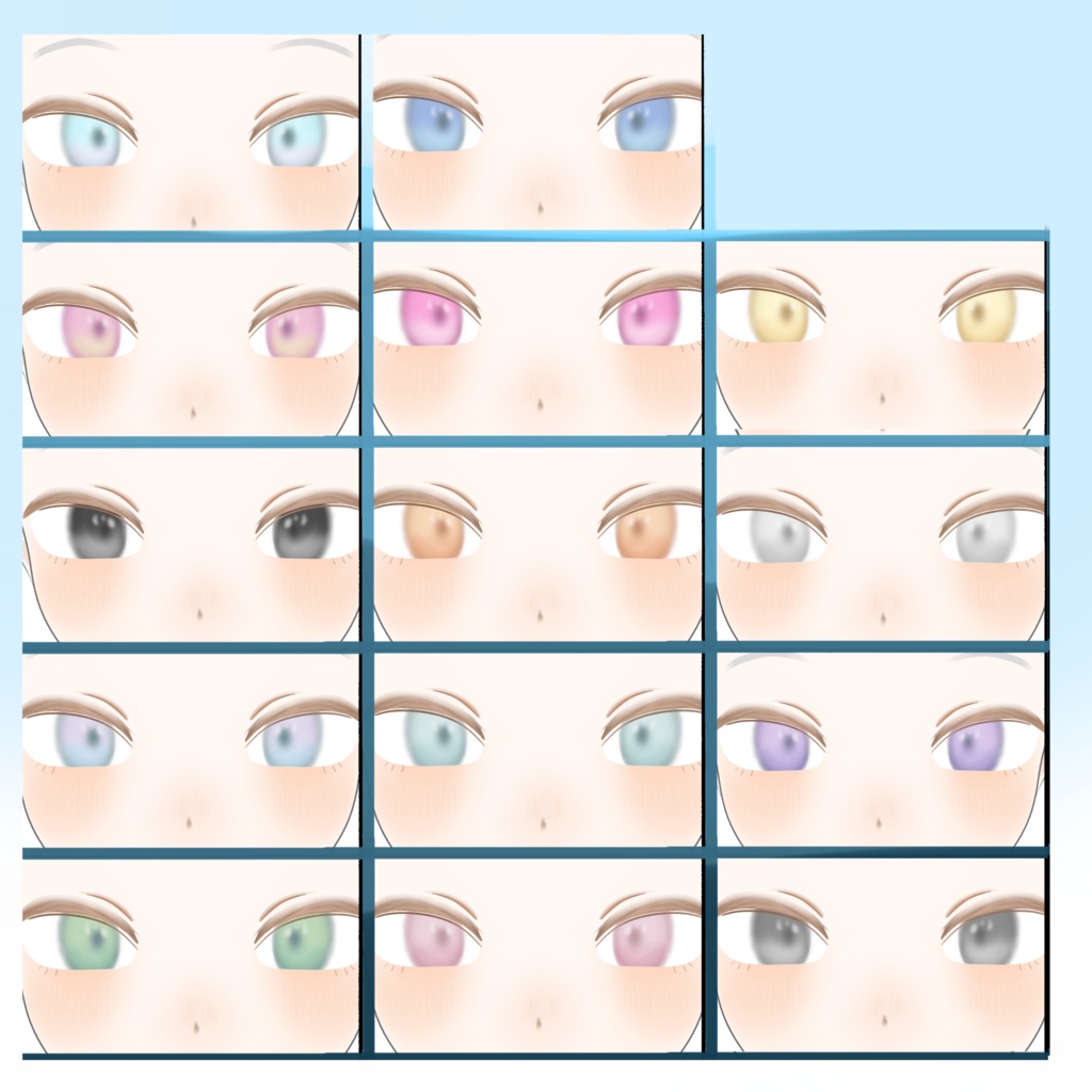 【ウミセ】Make up&Eye Texture -fuwa