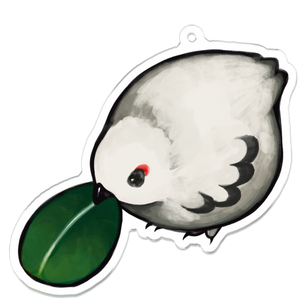 小松菜しろむぎ　アクリルキーホルダー