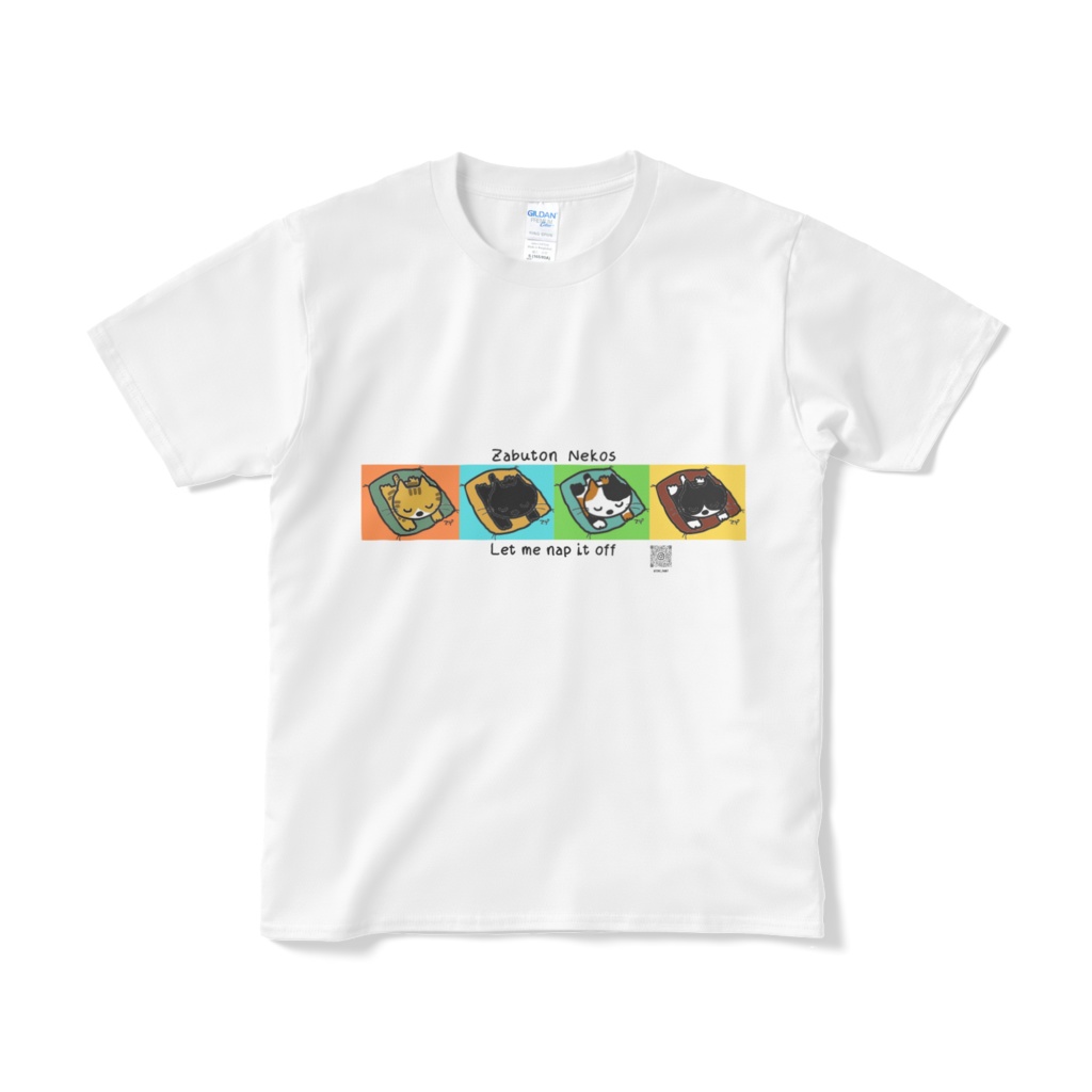 ザブトンネコ おひるねアップT