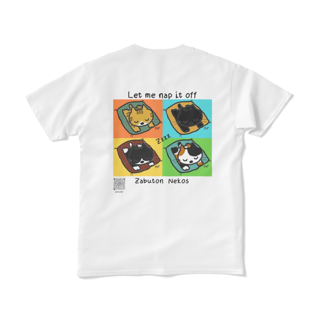 ザブトン ミケネコ Tシャツ