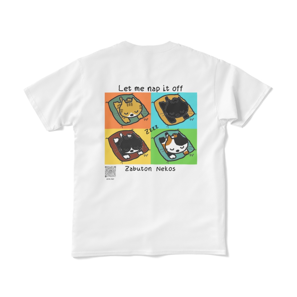 ザブトン トラネコ Tシャツ