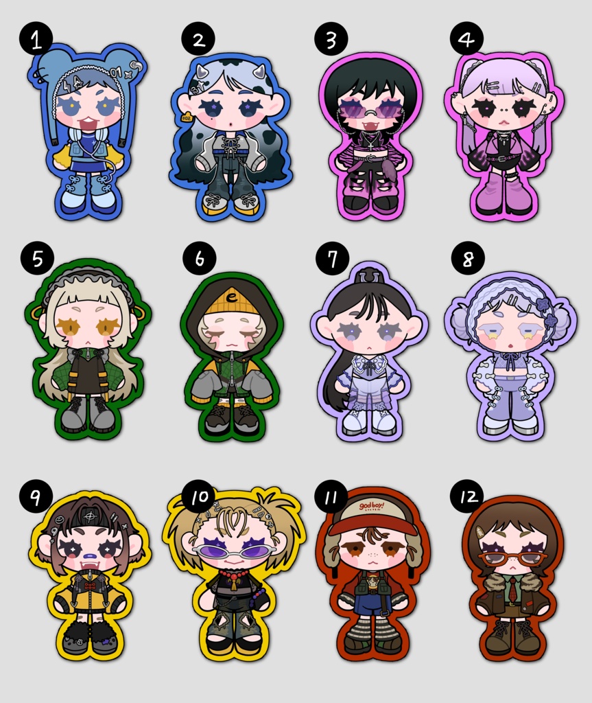 十二支シール(各一枚)