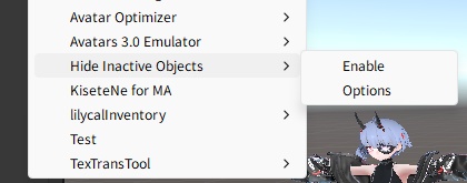 【無料】Unity のヒエラルキーから「非表示にしたオブジェクト」を見えなくするやつ