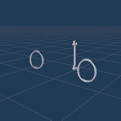 【For Chocolat】舌ピアス【MA 対応 / LipSync 同期】