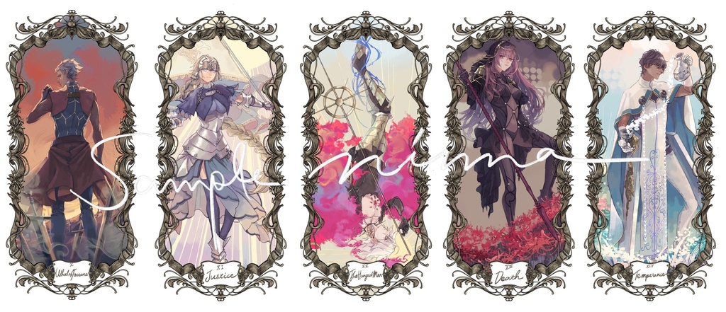 FGOモチーフタロットカード(大アルカナ22枚)