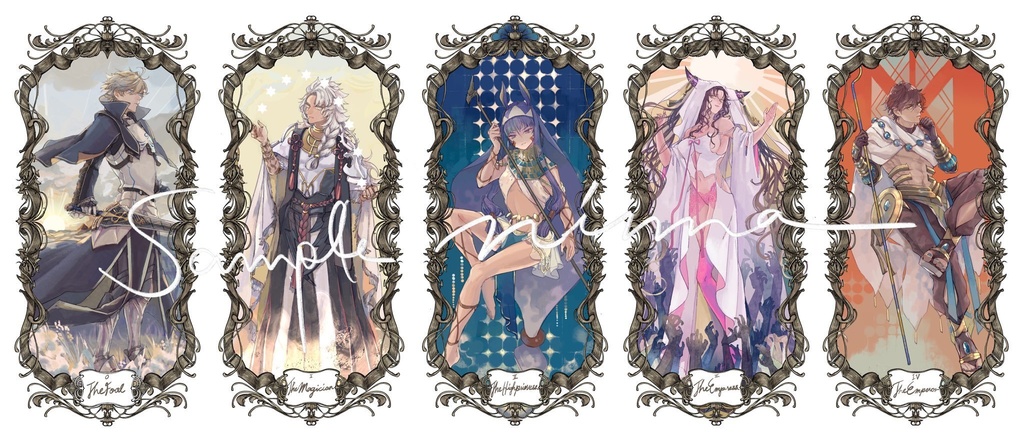 FGOモチーフタロットカード(大アルカナ22枚)