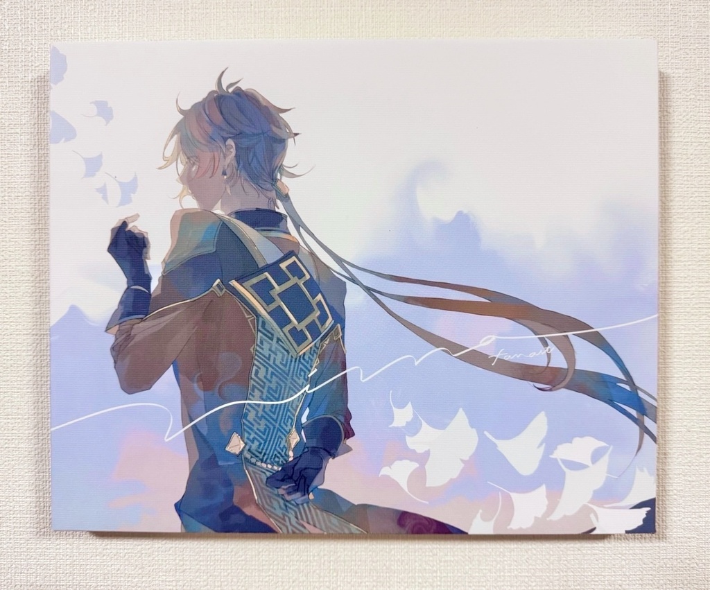 F3アートキャンバス(魈、鍾離)