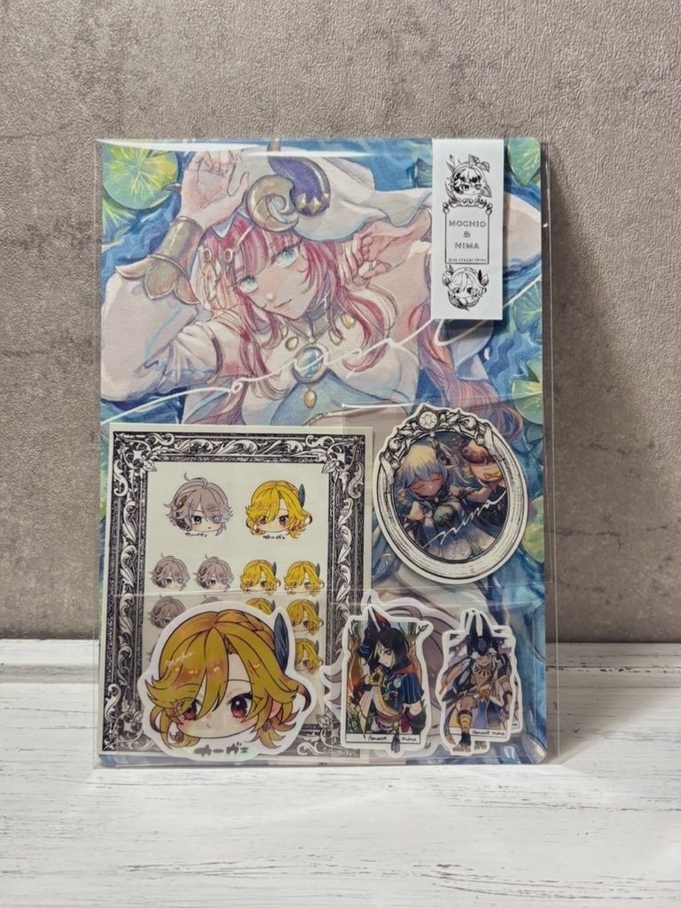 もちおさんとコラボシールセット4種