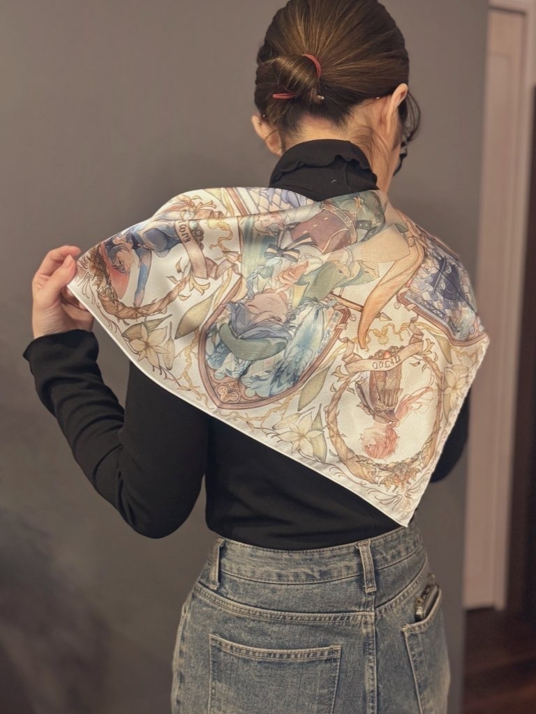 モチーフスカーフ モンド