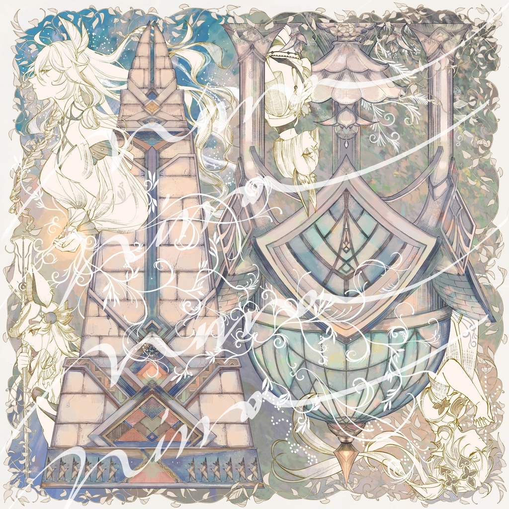 モチーフスカーフ スメール