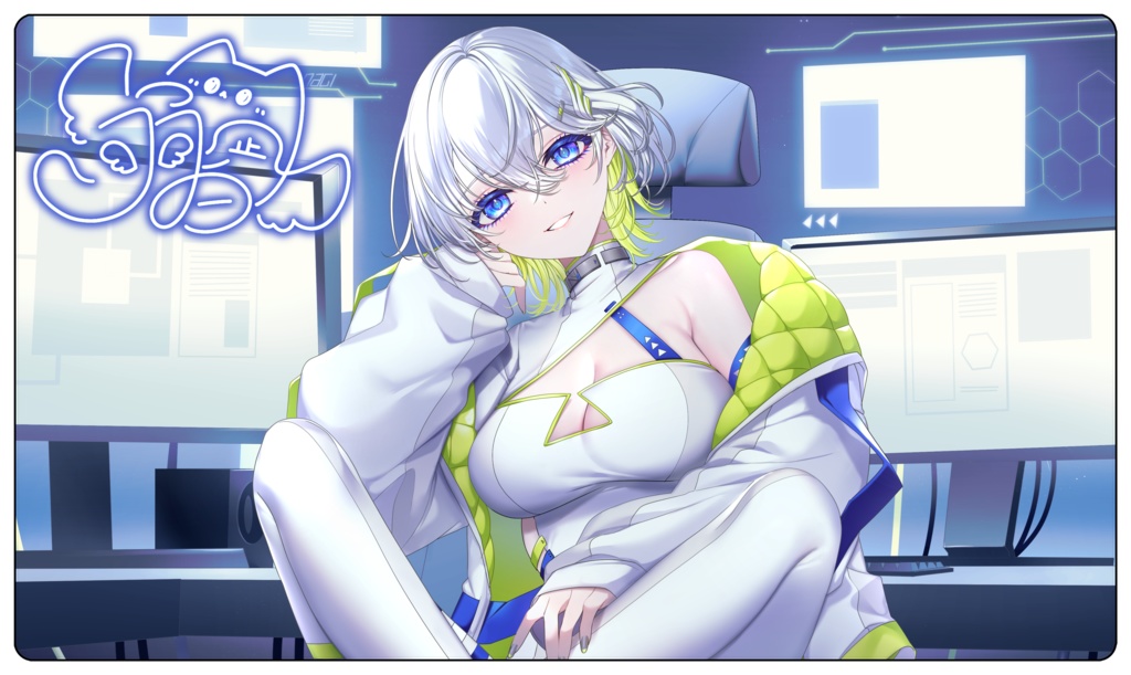 【羽白凪2025年ハロウィングッズ】プレイマット Ver.新衣装