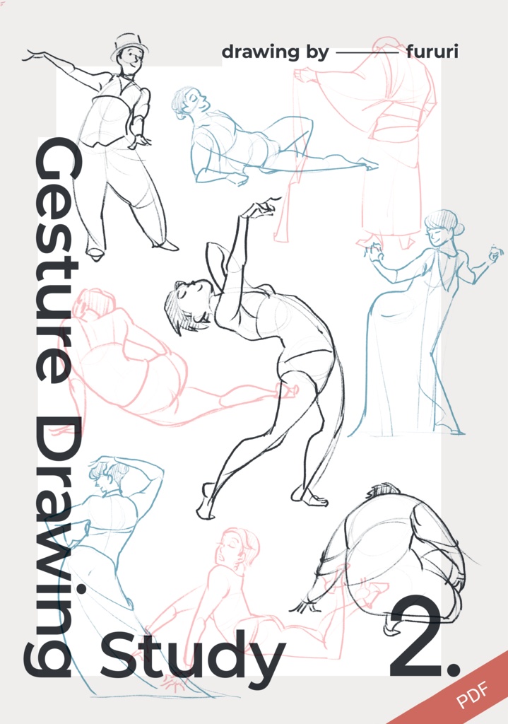 Gesture Drawing Study 2(PDF版)