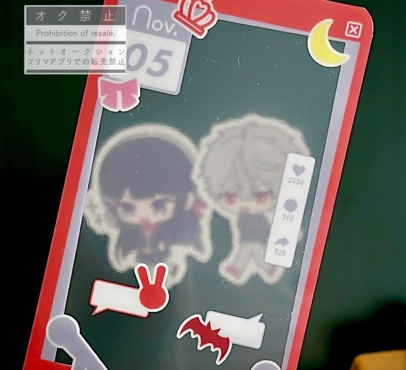 【にじそ10グッズセット】アクキー・クリカ・ステッカー