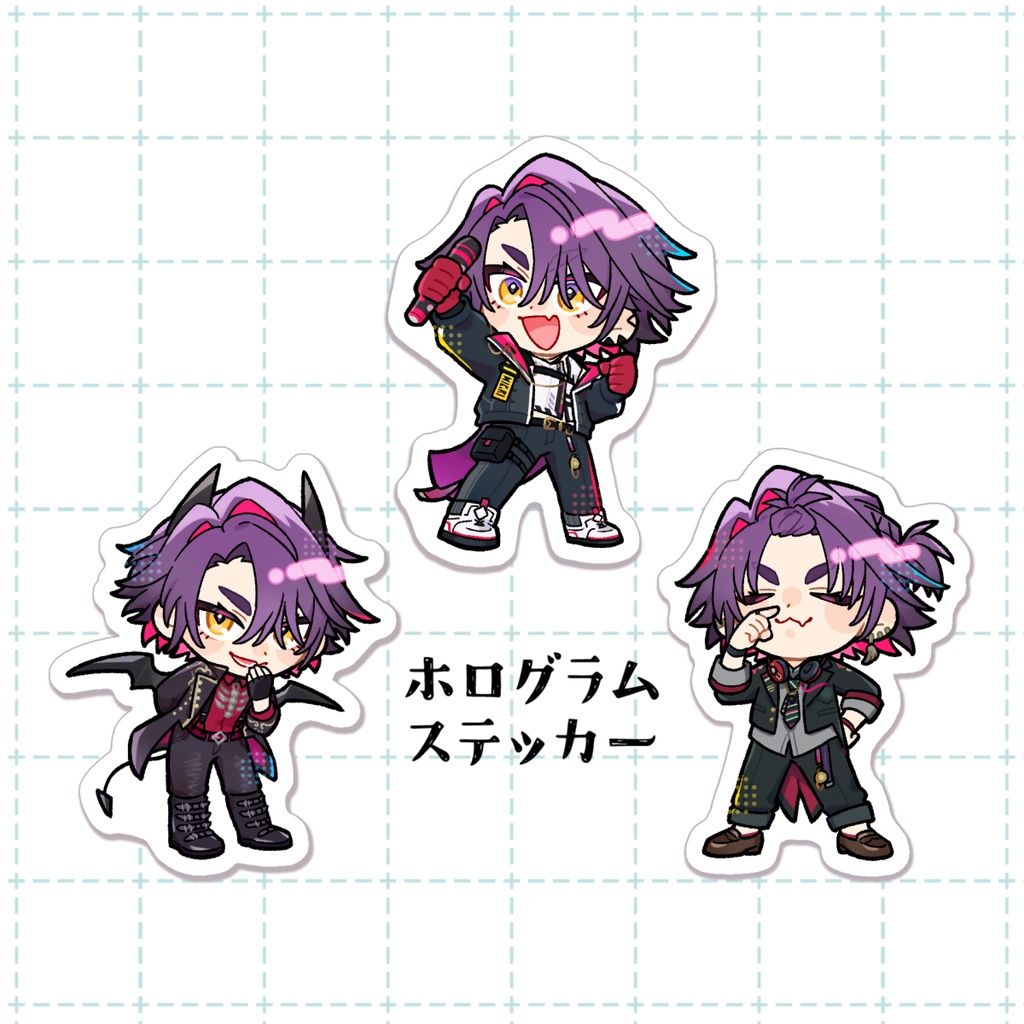 【にじそうさく10】ホログラムステッカー〈単品〉【非公式】