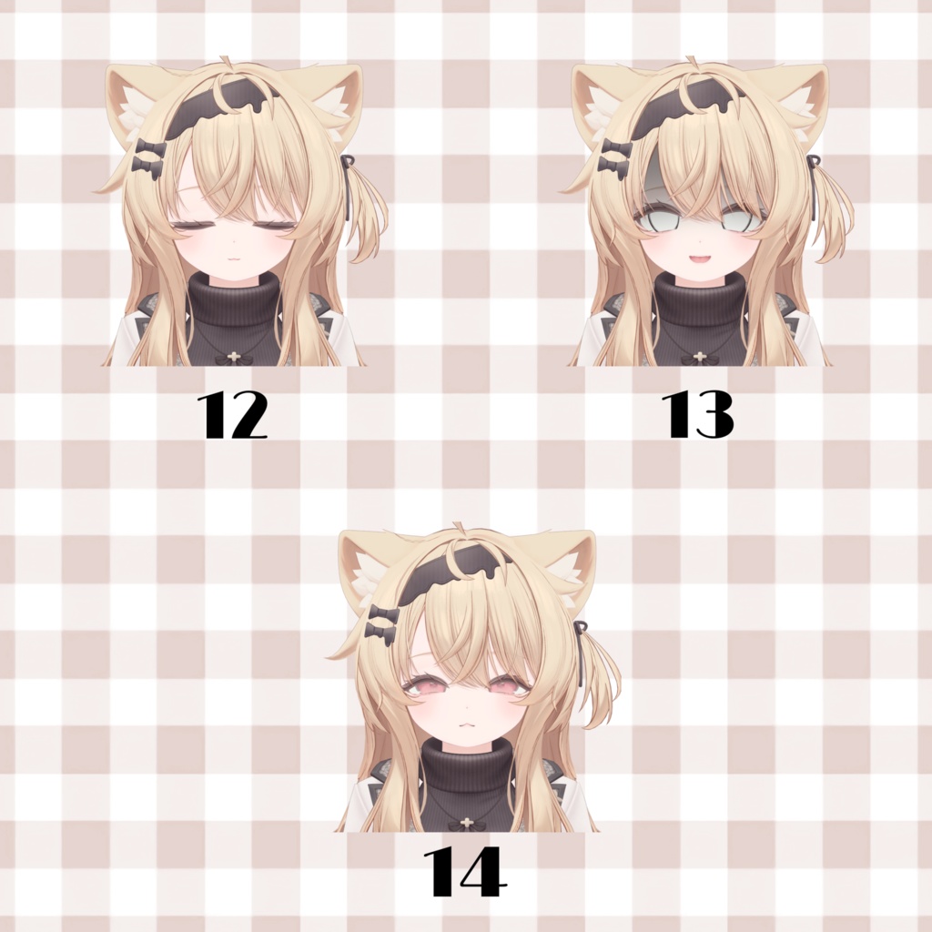 エクもちもち表情セット&HellBayuEye01