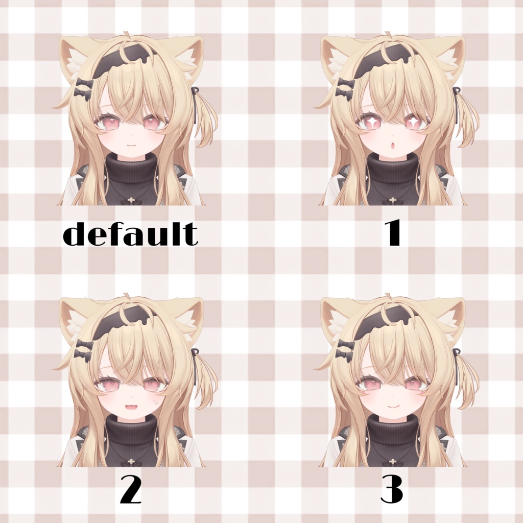 エクもちもち表情セット&HellBayuEye01