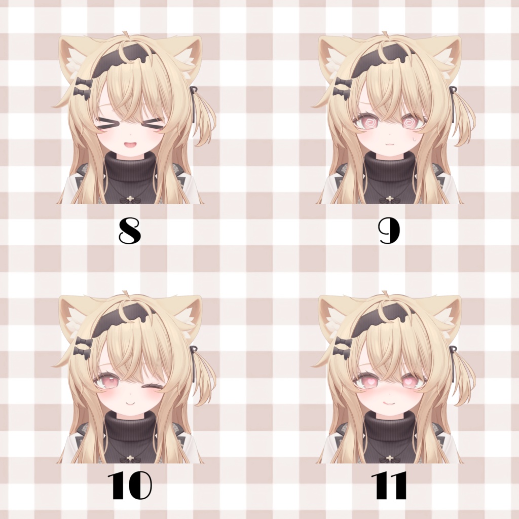 エクもちもち表情セット&HellBayuEye01