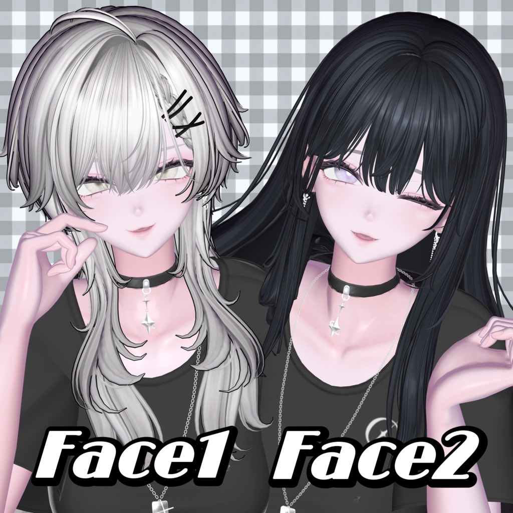 ✨️期間限定無料✨️【海咲-Misaki-】Eye&Material&Face Blendshape Set
