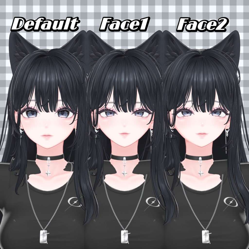 ✨️期間限定無料✨️【海咲-Misaki-】Eye&Material&Face Blendshape Set