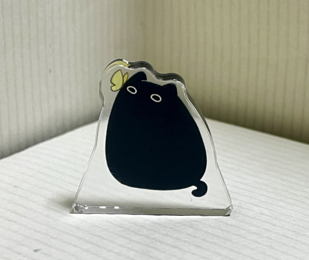 妖怪ねこさん　自立式ミニアクリルスタンド蝶々