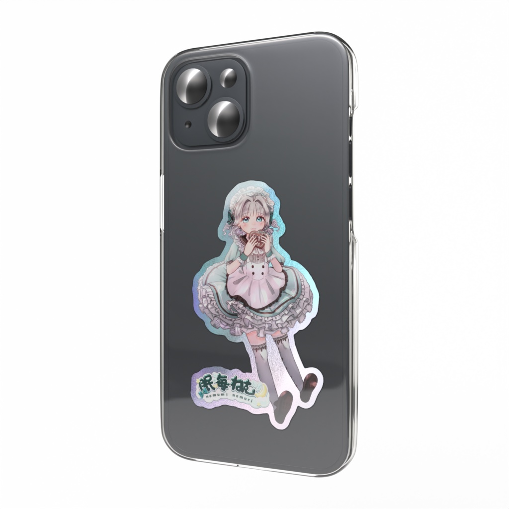 【眠海ねむり】バレンタイン衣装オーロラスマホステッカー