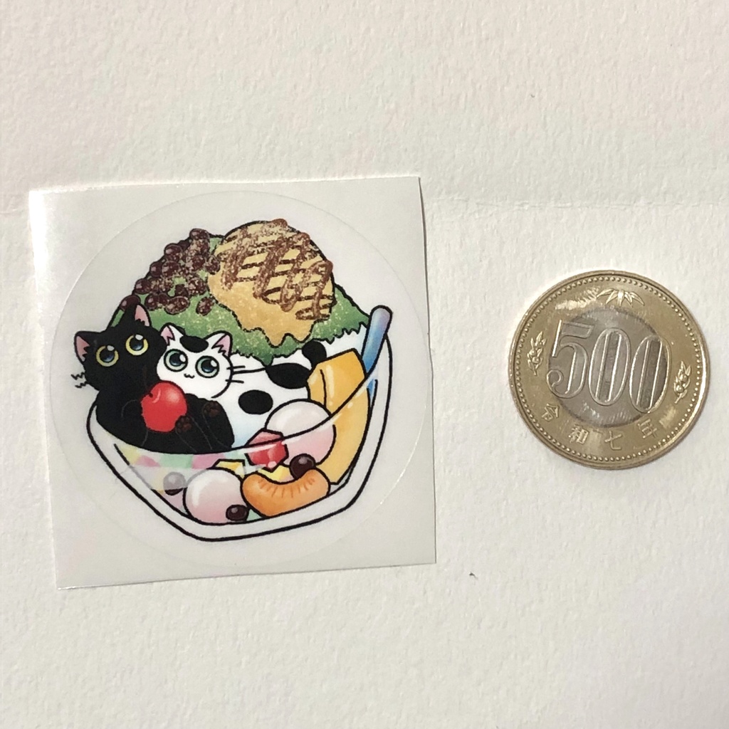 シール 和菓子屋あんこちゃん