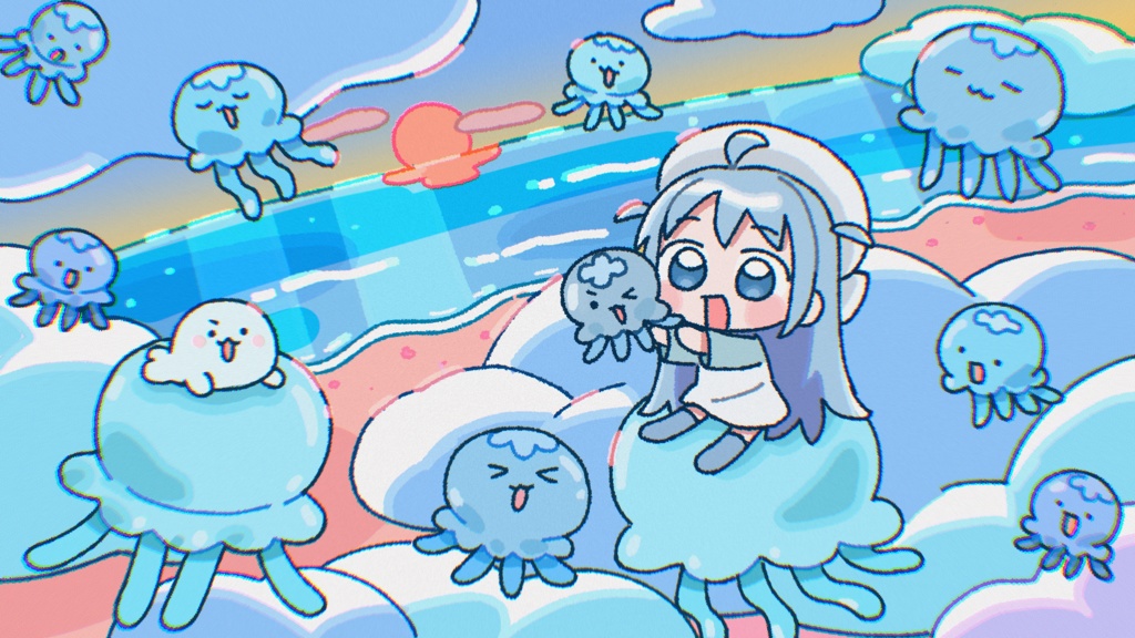 【かわいい】フリーBGM「ぷかぷかジェリーフロート」 無料配布
