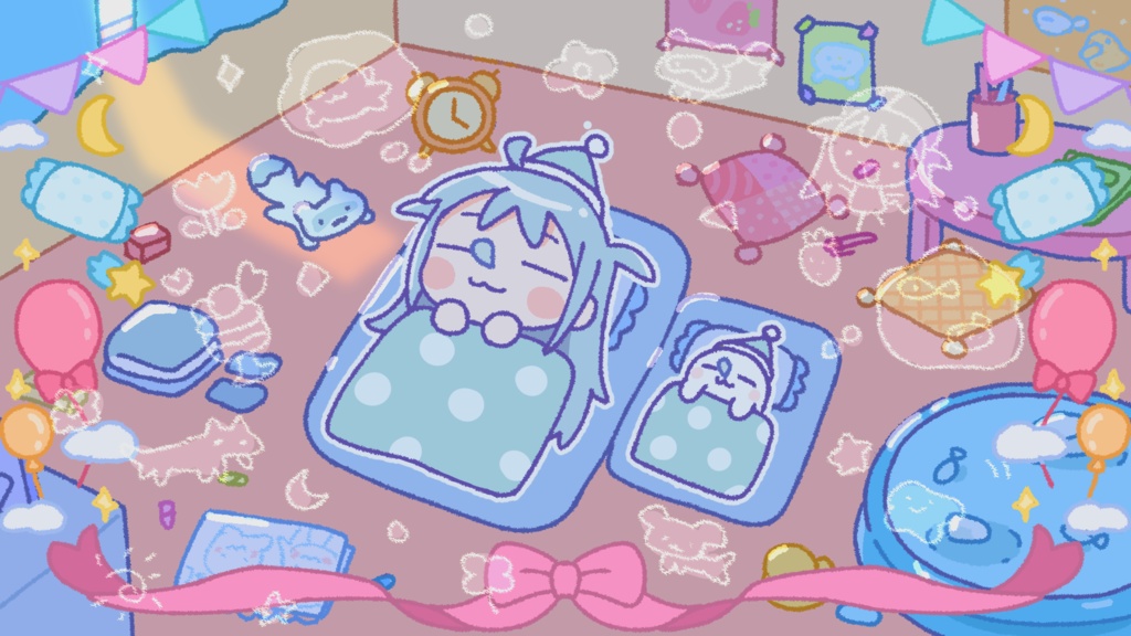 【LoFi かわいい】フリーBGM「まだゆめのなか」 無料配布