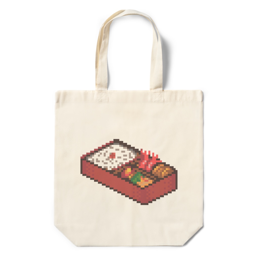 ドット絵弁当　トートバック