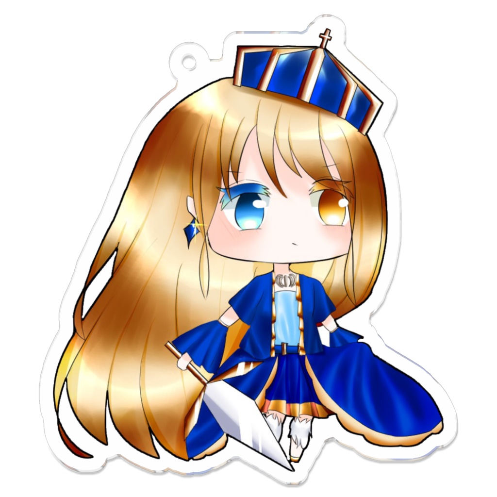 時計ちゃんアクリルキーホルダー