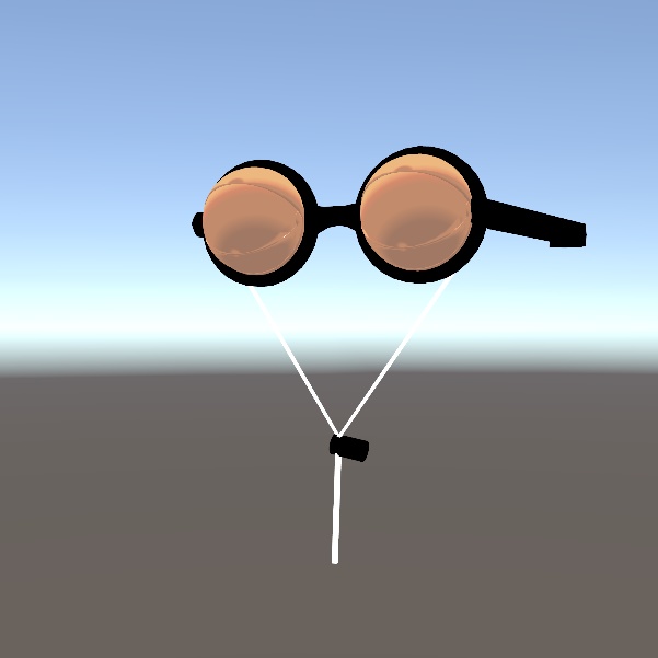 【無料】MA対応 あのシショウが使っていそうなメガネ