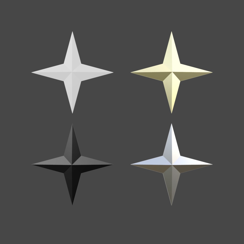 Simple Star (星形アクセサリー)