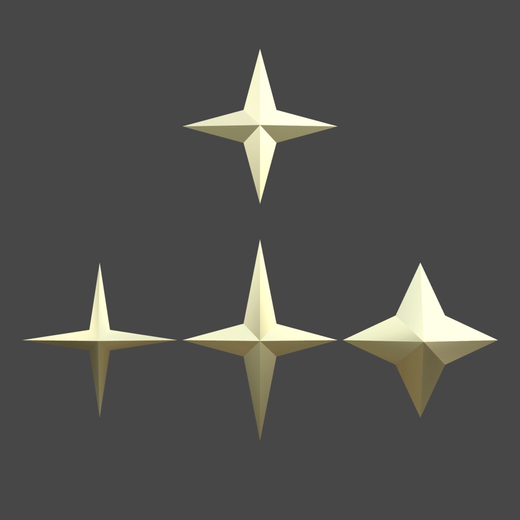 Simple Star (星形アクセサリー)