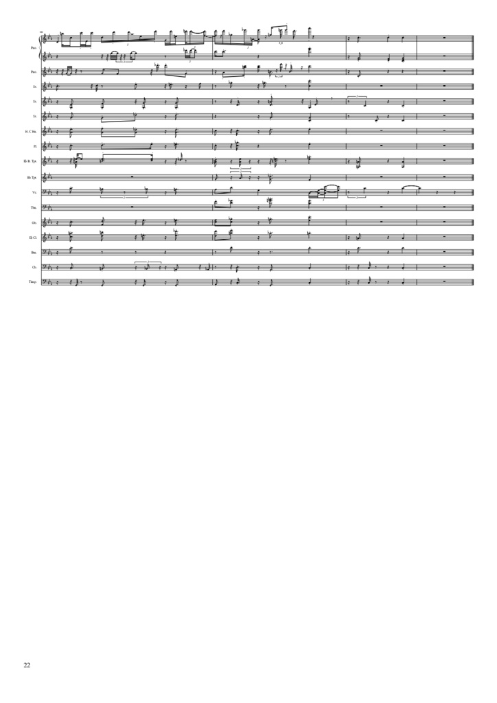 #ラフマニノフ #ピアノ協奏曲 第1楽章 音源付き #クラシック音楽 #オーケストラ #楽譜 #DTMer #耳コピ #やればできる