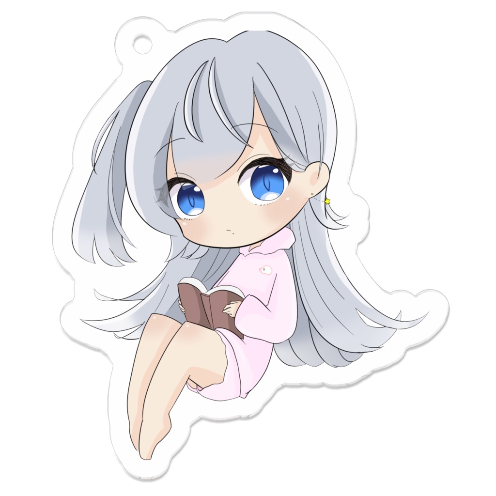 読み聞かせする夢乃むぅこアクキー(3サイズ)