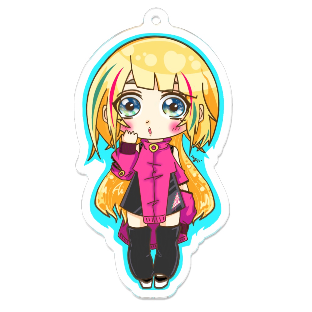 【創作キーホルダー】潤目ちゃん