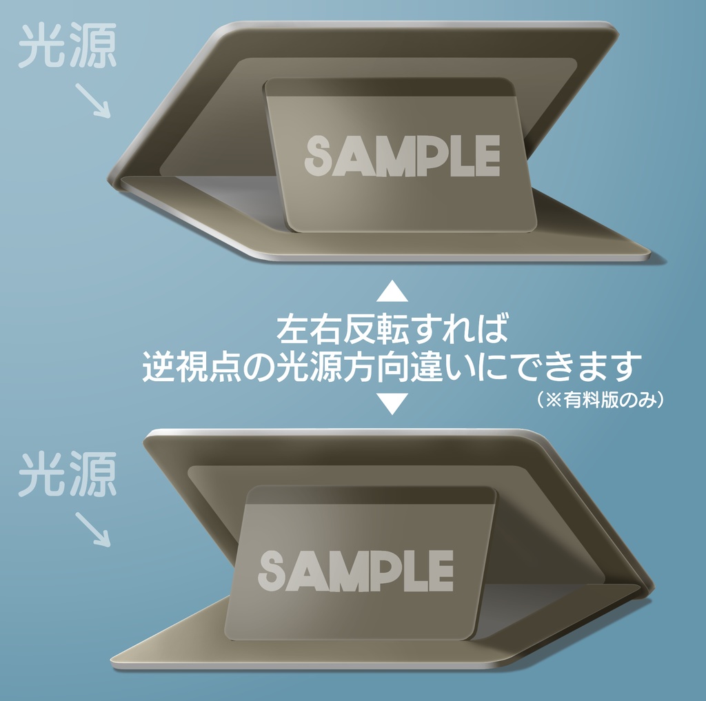 液晶ペンタブレット(斜め前視点2種)